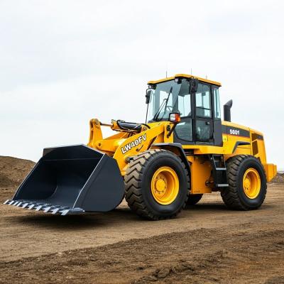 China LW400FV Wheel Loader 2.4m3 Bucket Rated Load 4000kg Front Shovel Loader for sale