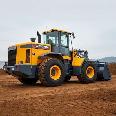 Chine 3 tracteur de chargeur d'avant de Ton Bucket 2m3 avec le moteur de WEICHAI à vendre