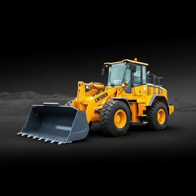 China 4.5m3 Bucket Front Wheel Loader 162KW 3300mm Wheelbase  LW500KN for sale