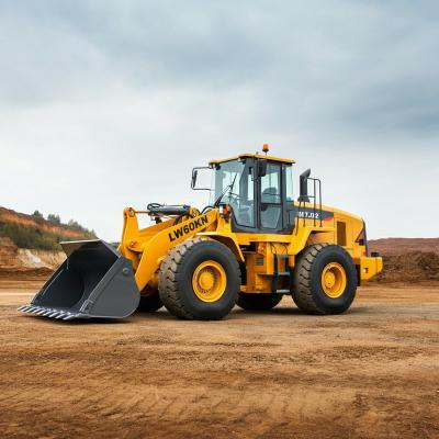 China 4.5cbm 178KW 6 Ton Wheel Loader LW600KN 3350mm Base de rodas à venda