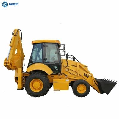 Chine Pelle rétro de la machine 0.3m3 de chargeur de pelle rétro du moteur SAM388 2.5ton de 4WD 102HP pour le Kenya à vendre