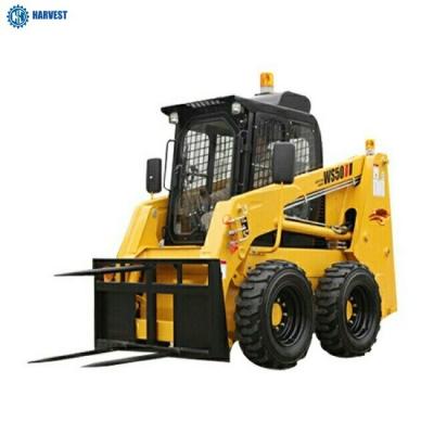 China 11.6km/H apresuran 0.4m3 el cubo WS50 0,8 Ton Mini Compact Skid Steer en venta