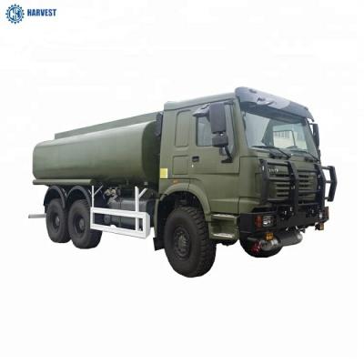 China Capaciteit 20000L SINOTRUK HOWO 6x6 336hp Al Diesel van de Wielaandrijving Tankervrachtwagen Te koop