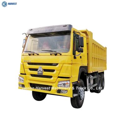 China Gebruikte de Handkipwagen van Howo 371hp Tipper Truck 20cbm Tweede met Nieuwe Emmer voor DR. Congo Te koop