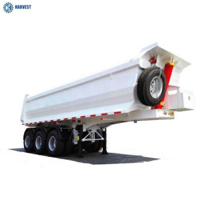 China 3 Axles 50 Ton Heavy Duty Dump Trailer 35m3 Tipper Trailer for Sale in Guinea for sale