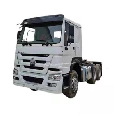 China Traktor-Kopf 375hp SINOTRUK HOWO zweites Handbenutzt, um Waren in Afrika zu transportieren zu verkaufen