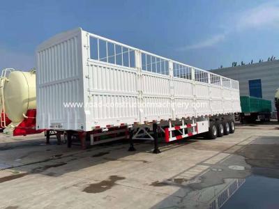 China De la primavera 3 de Axle Stake Fence Trailer 13T del cargo del camión remolque mecánico semi en venta