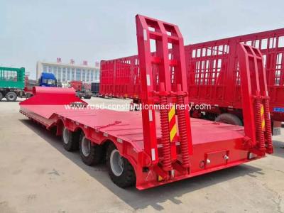 China Escalera mecánica de Axle Low Bed Trailer With de la tonelada 3 del acero Q345 CCC 60 en venta