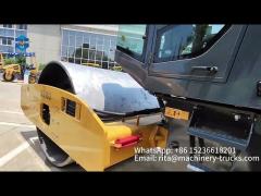 16 Ton XCMG Single Drum Vibratory Road Roller  XS163 Hydraulic Drive