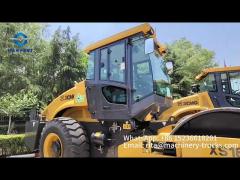 115kw XCMG Vibratory Road Roller XS183J 18 Ton With Shanghai Engine