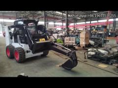 700kg Skid Steer Loader JC45 36.7Kw With Backhoe Arm Sale in Saudi Arabia