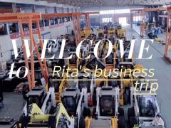 Vlog of Visit Skid Steer Loader Factory and Test the New JC60GH for Client