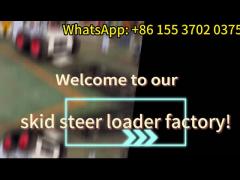 1050kg Skid Steer Loader JC75 55kw with 0.5m3 bucket Sale in Zambia