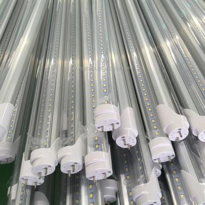 China Warehouse 2ft 4ft 8ft 6500K 44W Factory T8 120lm/w LED Tube Light for sale