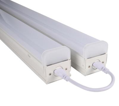 China Factory Seamless Connectable Warehouse Office Supermarket Aluminum+PC 4ft Linear Light Fixture Batten Light for sale