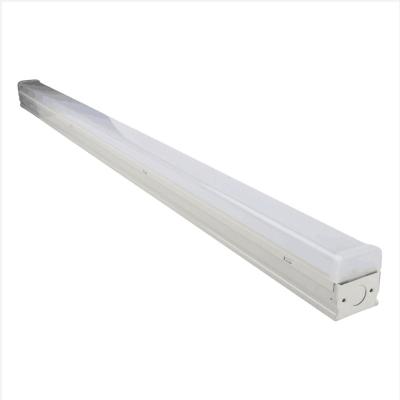 China Aluminum+PC LED Batten Pendant Light Linkable Linear Strip Lights for Supermarket Warehouse for sale