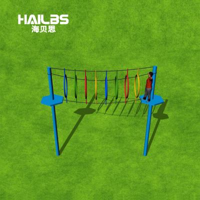 China AX-FA-003 Parts Steel And Wood Treetop Rope Forest Adventure Course Equipment for sale