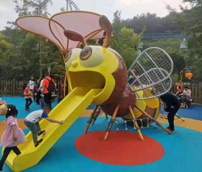 China Indoor Playground & Outdoor Playground Outdoor Playground Customized Amusement Equipment Stainless Steel Slide Garden Playground Bee Play Equipment for sale