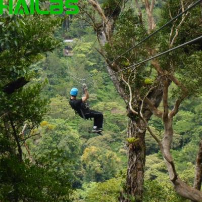 China Sport jungle flight zip line going through jungle forest arch tour and for sale