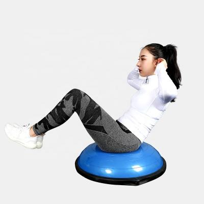 China Round Inflatable Balance Ball Half Round Inflatable Yoga Exercise Gym Fitness Wave Wave Speed ​​Ball for sale