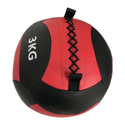 China Strength Forming Wholesale Functional Stress Gym PVC Training Medicine Soft Wall Ball for sale