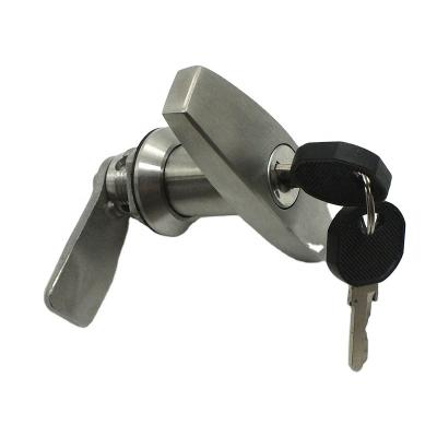 China Modern Heavy Duty Stainless Steel Cabinet Door Lever T-Handle Key Lock for sale