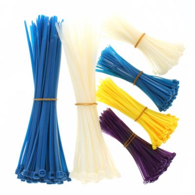 China Hot Selling Varicolored Flexible Plastic Cable Ties 4*220 Mm Cable Wire Zip Ties for sale