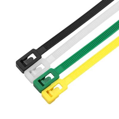 China Fashionable Custom High Quality Colorful Cable Tie Nylon Plastic Nylon Releasable Mold for sale