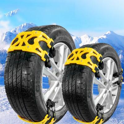 China High Tension PP Safety Slip Anti Fatigue Rubber Nylon Chains Snow Chains For Universal Cars Emergency for sale