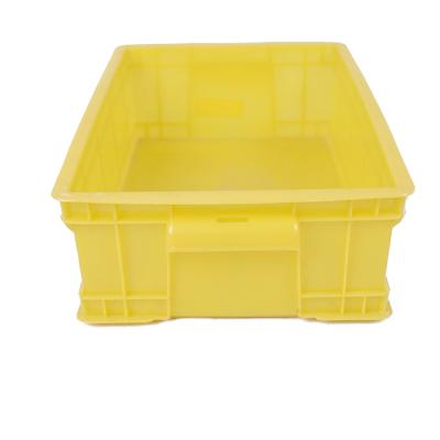 China Solid Box Hot Sale Plastic Crates Stackable Folding Fruit Crate for sale