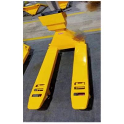 China Advertising Company Good Quality Factory Hydraulic Pallet Jacks Manual Directly Weighing Pallet Truck for sale