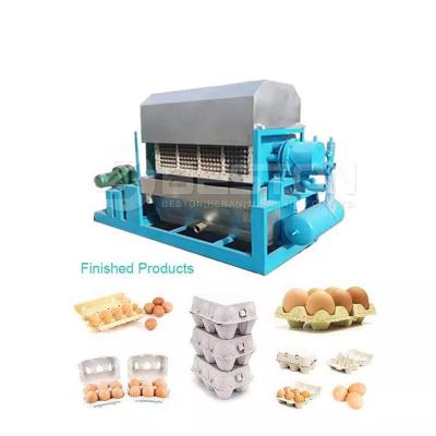 China Industry Beston Paper Packing Group Recycling Scrap Paper BTF 1-4 Paper Egg Tray Making Machine Price 1500 pcs/h for sale