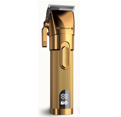 China Commercial professional lithium battery salon use barber rechargeable cordless clipper with led display for sale