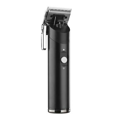 China Commercial Cordless Hair Trimmer Trimmer Professional USB Charging Battery Lithium 2000mah All Metal Electric Rechargeable Clipper for sale