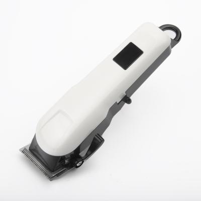 China New Digital Barber Hair Clipper Commercial Electric Cordless Blade Trimmer USB Slim Adjustable Rechargeable 2000mAh Lithium Battery for sale