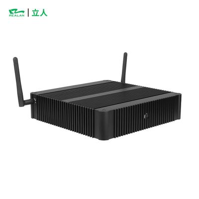 China Realan industrial recessed fanless industrial pc barebone computer for sale