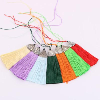 China Mobile phone scared to send locator earrings car hanging tassels the key chain red wrap fish head tassels 8cm for sale