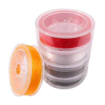 China Crystal Line Beading Transparent Elastic Polyurethane Thread Elastic Stretch Line For Jewelry Making DIY Handmade Bracelet Tlx002 for sale