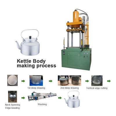 China Hydraulic Press Cookware Production Line Machine For Metal Aluminum Kettle Making for sale