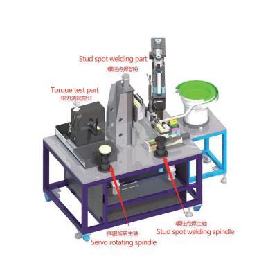 China máquina de soldadura do parafuso prisioneiro do Utensílios de cozinha do parafuso prisioneiro da máquina de soldadura do frigideira da máquina de solda à venda