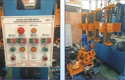 China Máquina de polonês de superfície interna do Cookware da máquina de polonês das Multi-estações da máquina de polonês à venda