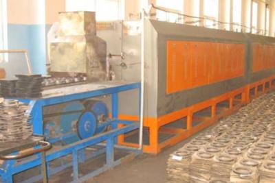 China Mesh belt metal component heating industrial furnace equipment production line for sale