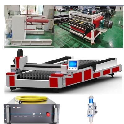 China Intelligent Control System Fully Automatic Multi-functional Metal Stainless Steel Coil Laser Cutting Machine for sale