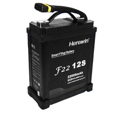 China Drone Herewin Hot Sale 12s 22000mah Lithium Ion Rc Lipo Battery Cell For Drone for sale