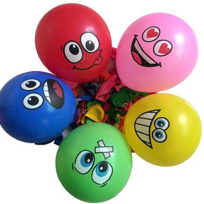 China Youyi personalized 12 inch latex balloons expression face printed balloons party decoration creative personalized balloons for sale