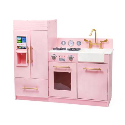 China Kitchen toys set 2020 children's wooden kitchen toy, children's wooden kitchen toy set for sale