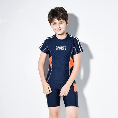 China Kids Boys Swimwear Beach Wear Custom Sublimation Print Breathable Shorts Swimming Trunks Kids Swimwear for sale