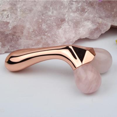 China Body Massager Home Use 3D Shaping Massager Facial Roller Face Slimming Twin Balls Roller Facial Massage Instrument for sale