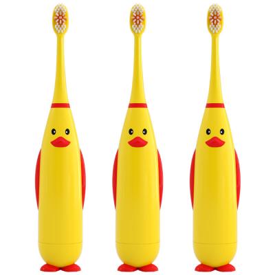 China Hot Selling Powerful Motor Sonic Toothbrush Little Yellow Duck Electric Toothbrush For Kids 34.8mm*30.5mm*181.5mm for sale