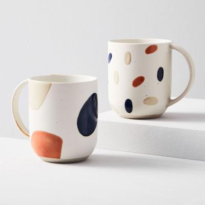 China Viable Nordic style porcelain breakfast coffee cups decorative matte ceramic mug for sale for sale